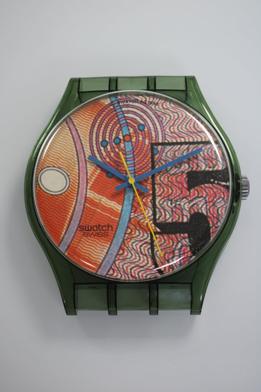 VERY GOOD condition 1991 Maxi Swatch, &#39;Franco&#39;, MGG110 unique, Good condition, working 100%, NO Strap included in the sale!