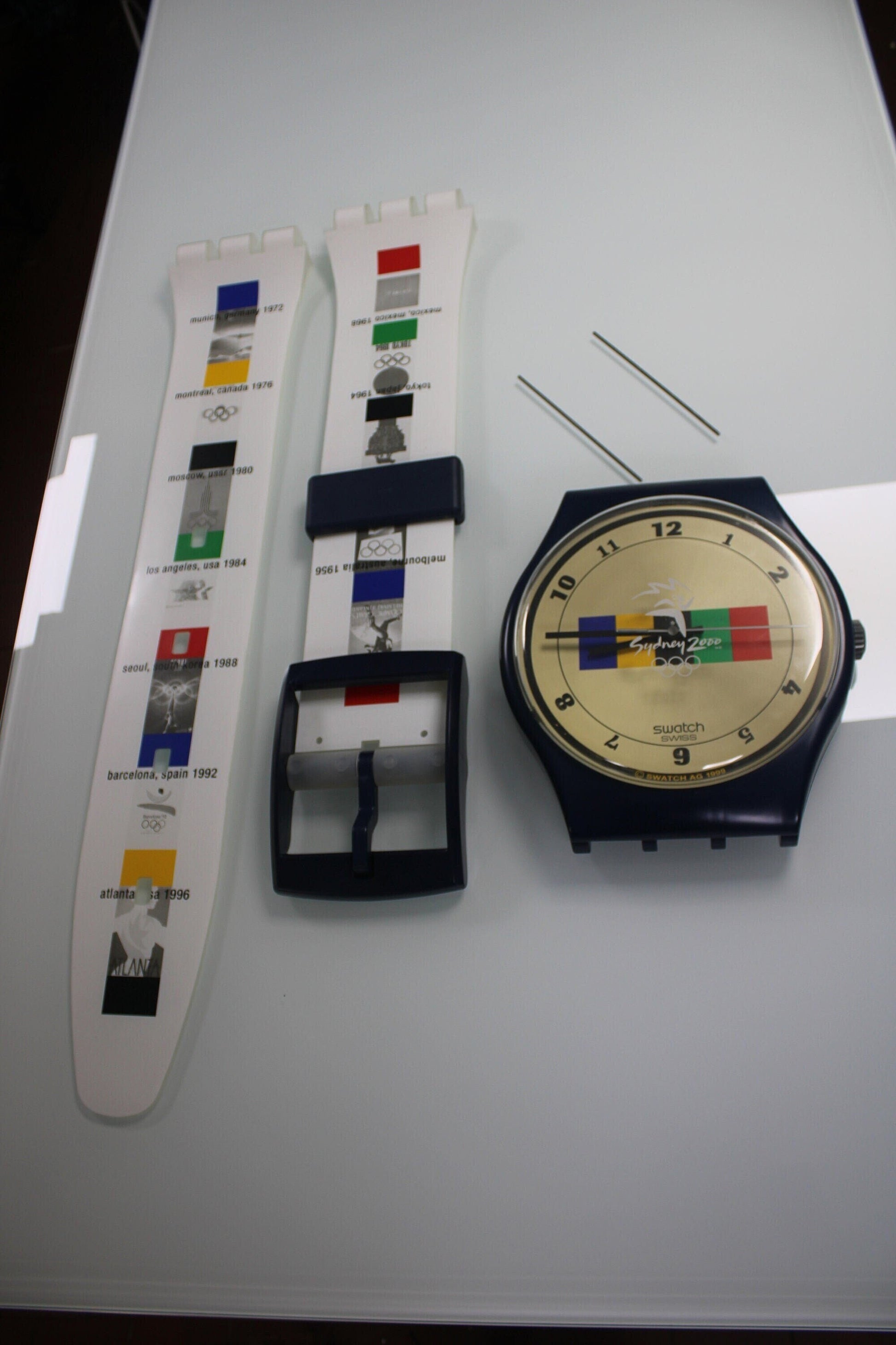 VERY GOOD condition 2000 Maxi Swatch, '104 Years Maxi', MGN183 unique, Super Good Condition, working 100%