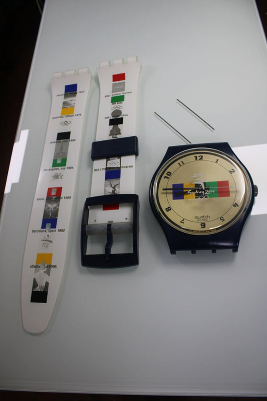 VERY GOOD condition 2000 Maxi Swatch, '104 Years Maxi', MGN183 unique, Super Good Condition, working 100%