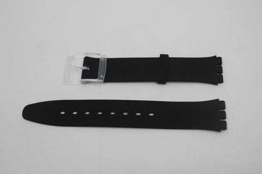 Vintage Swatch Skin Strap, 'Black Classiness', SFK361, New Old Stock, never worn
