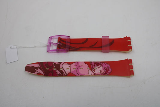Vintage Swatch Strap, 'Surfer Babe', GR148, 17mm, Gents, New Old Stock