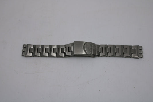 Vintage Swatch Strap, 'Free Chain', YCS482G, Irony Chrono, 19mm, NEW OLD STOCK, Never Used