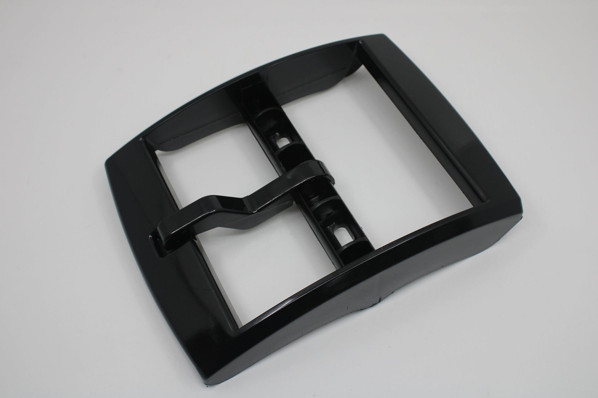 1980s/90s vintage and original New Old Stock, NEVER used Maxi Swatch Shiny Black Buckle, COMPLETE With Pin, NO missing parts