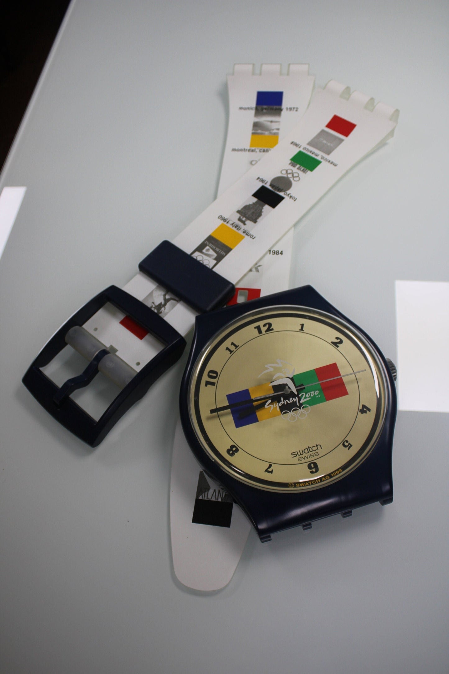 VERY GOOD condition 2000 Maxi Swatch, &#39;104 Years Maxi&#39;, MGN183 unique, Super Good Condition, working 100%