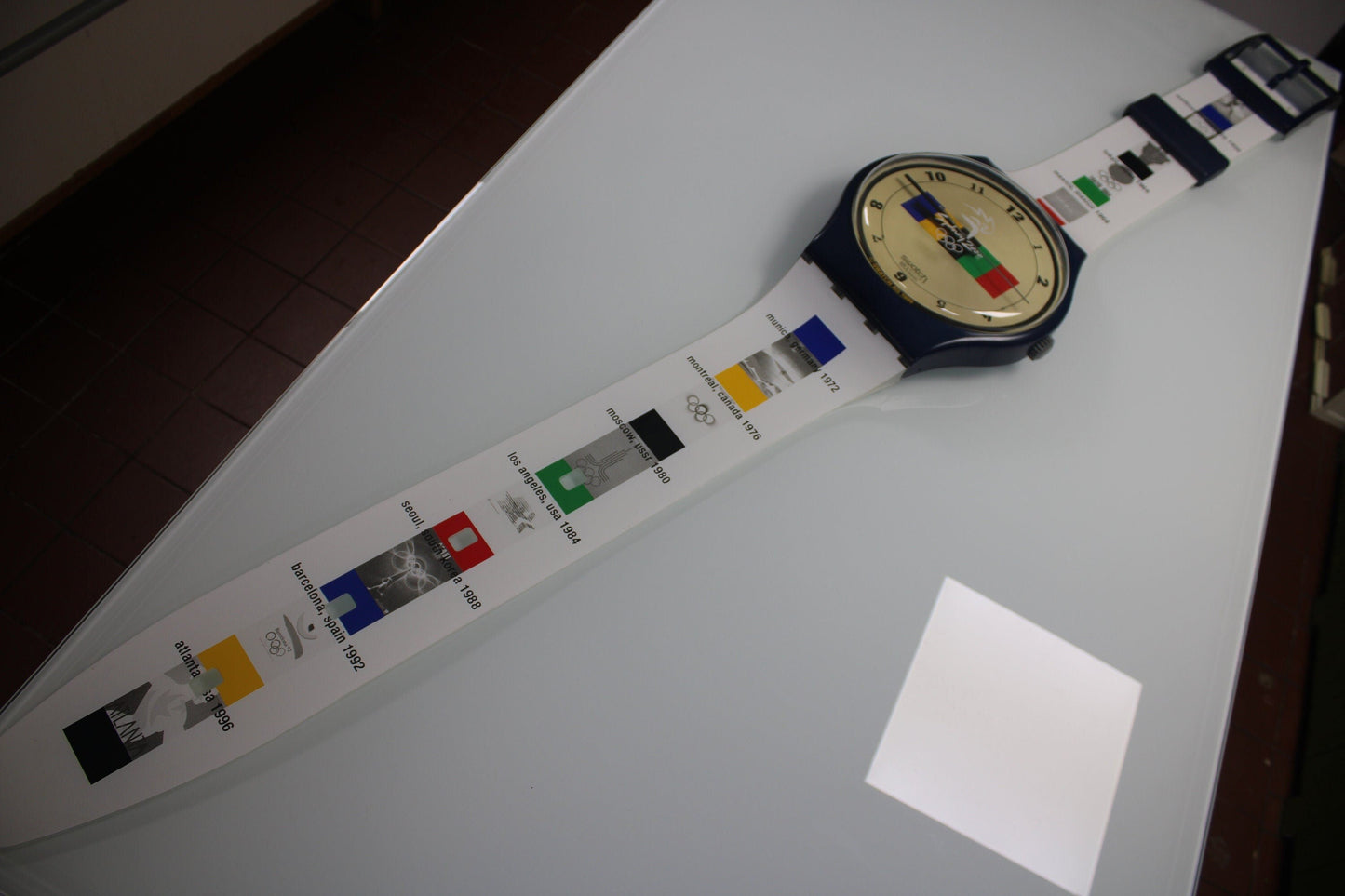 VERY GOOD condition 2000 Maxi Swatch, &#39;104 Years Maxi&#39;, MGN183 unique, Super Good Condition, working 100%