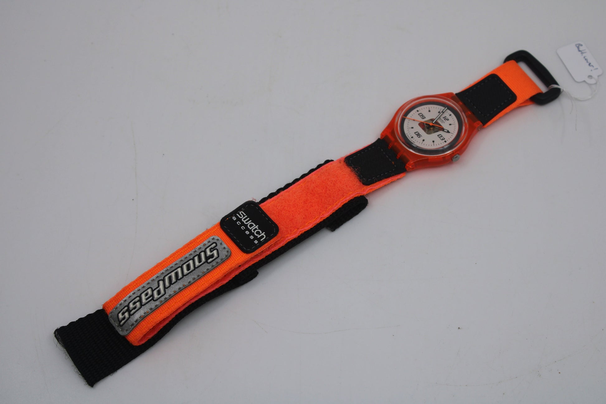 1998, New Old Stock 17mm Gents Access Swatch, 'Ski Patrol', SKO100, READ Description
