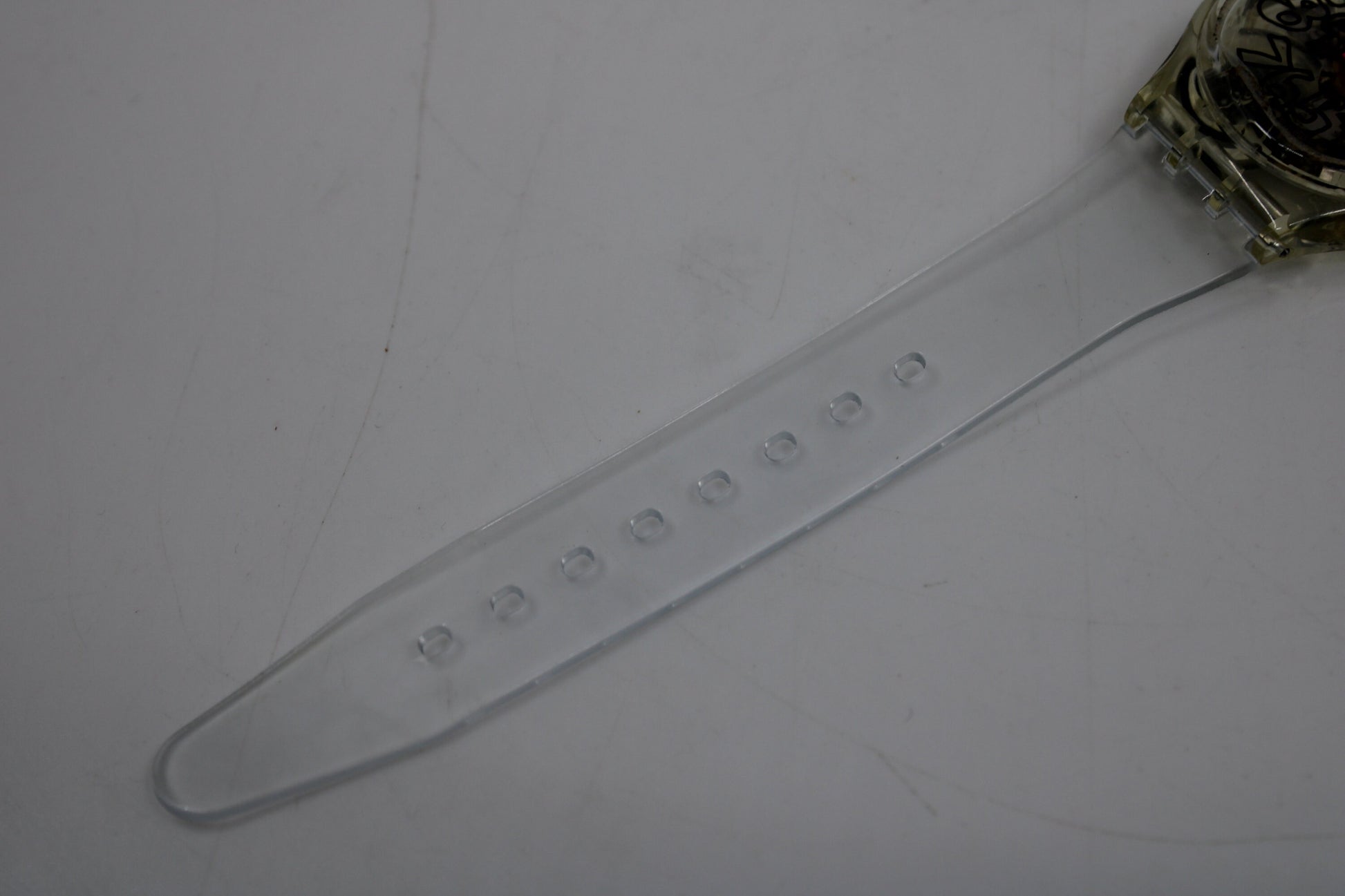 NEW OLD STOCK 1992 Vintage Gents Swatch 'Scribble' GZ124, working 100% with a new, unused strap