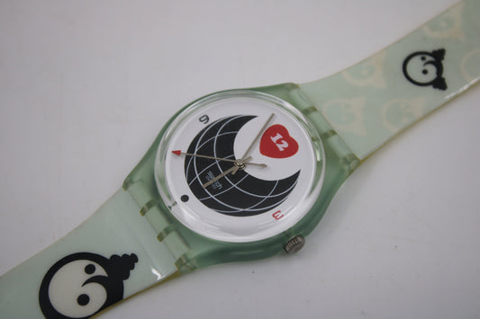 1998 Vintage Gents Swatch 'Space Sheep' GG174, New Old Stock, Unused, original condition, working 100%