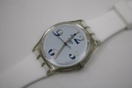 1994 Vintage Gents Swatch 'Magnitudo' GK170, very nice, used condition with NON-original, NEW strap