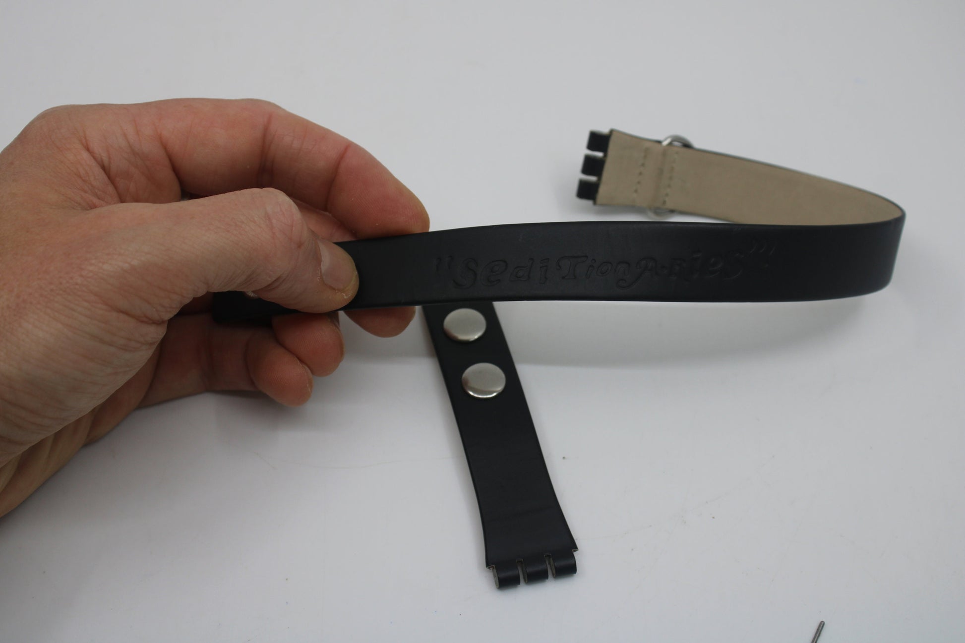 Vintage Swatch Irony Strap, 'Seditionaries', YCS104P, 19mm, NEW OLD STOCK, designed by Vivienne Westwood, watch NoT included