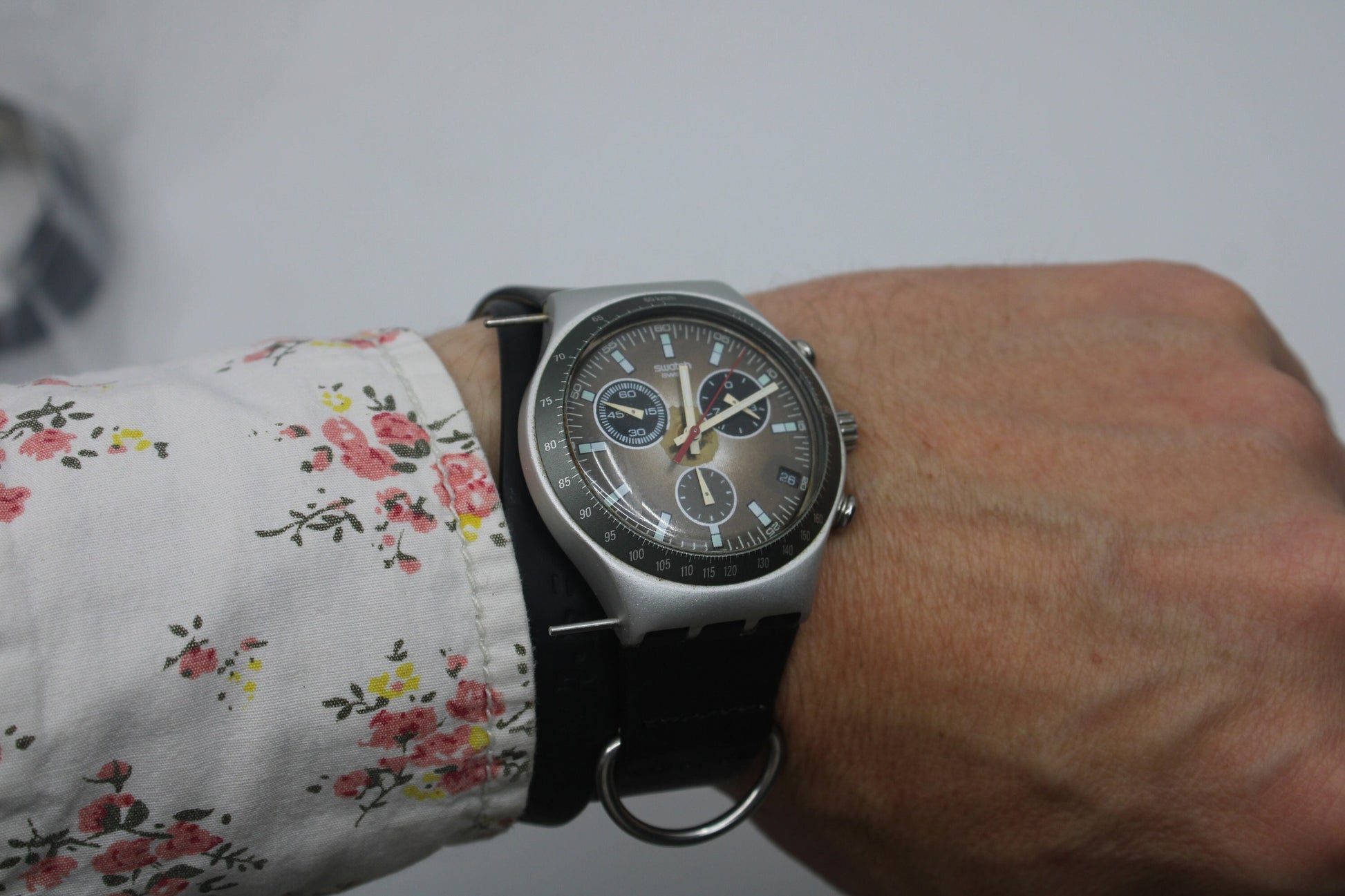 Vintage Swatch Irony Strap, 'Seditionaries', YCS104P, 19mm, NEW OLD STOCK, designed by Vivienne Westwood, watch NoT included
