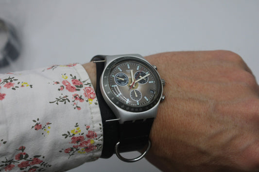 Vintage Swatch Irony Strap, 'Seditionaries', YCS104P, 19mm, NEW OLD STOCK, designed by Vivienne Westwood, watch NoT included