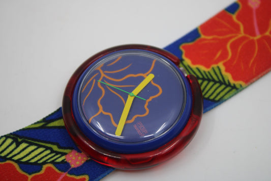 1993, Swatch, PopSwatch, 'Chichicas Tenango', PWN109, good, used condition, working 100%