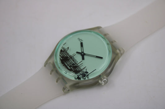 1996 'Dodecaphonic' NEW OLD STOCK,vintage gents Musicall Swatch SLK113, perfect condition, working 100%