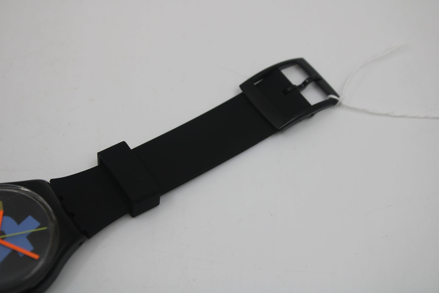 1989 Vintage Gents Swatch 'Harajuku' GB124, GOOD, much used condition with BRANDnew, NON-original strap