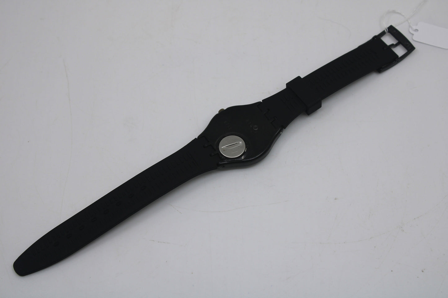 1989 Vintage Gents Swatch 'Harajuku' GB124, GOOD, much used condition with BRANDnew, NON-original strap