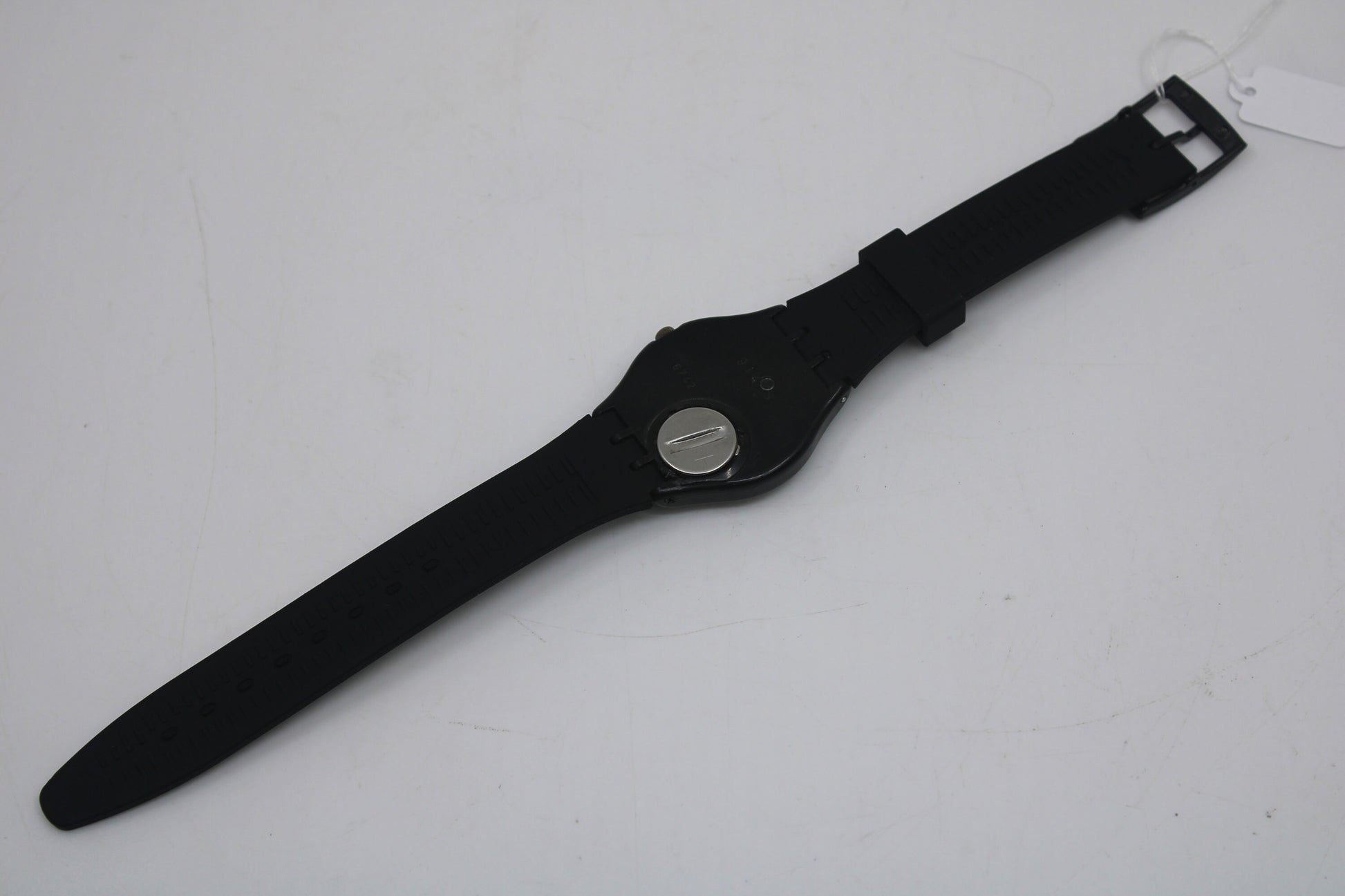 1989 Vintage Gents Swatch 'Harajuku' GB124, GOOD, much used condition with BRANDnew, NON-original strap