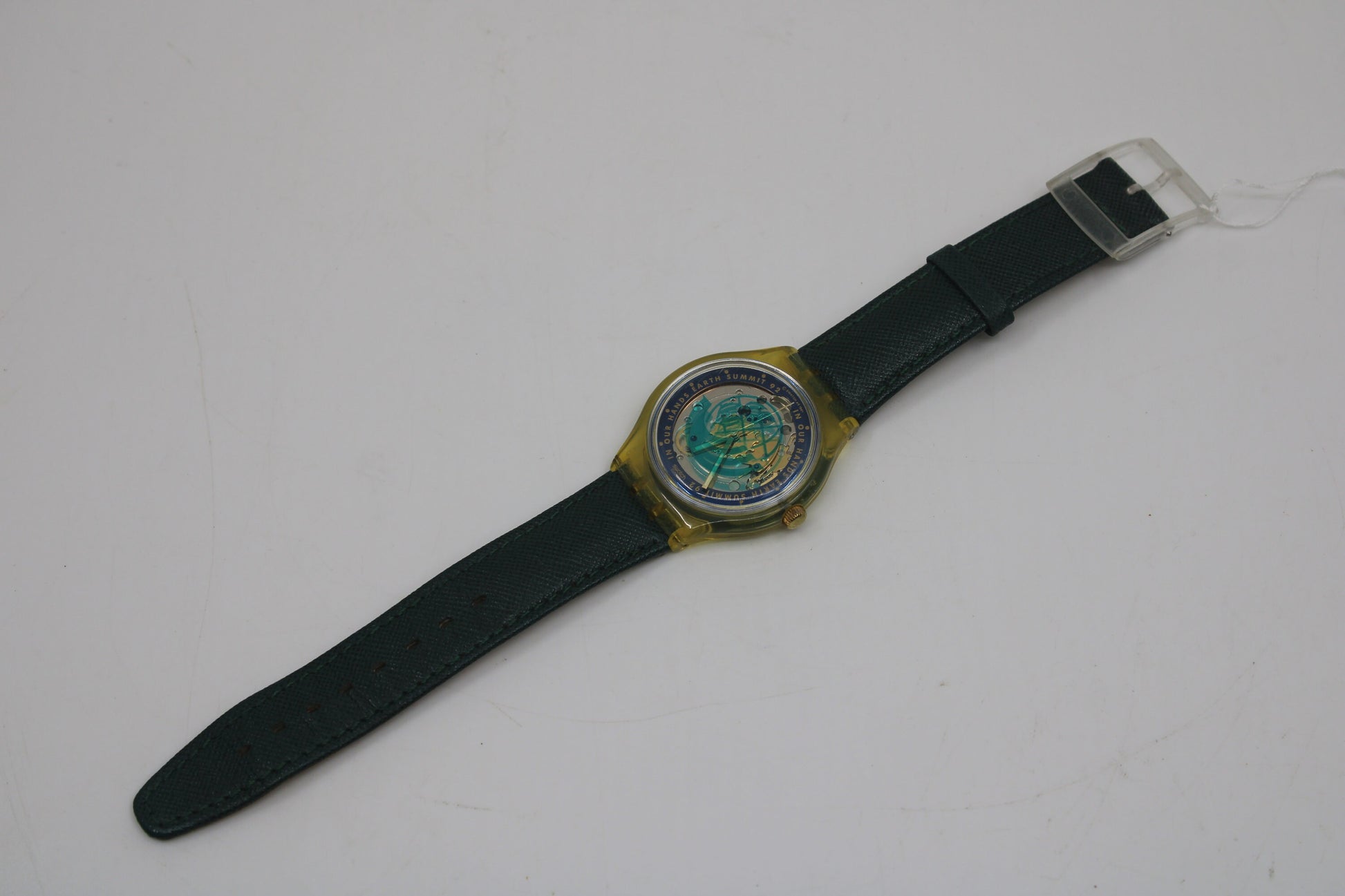 1992 'Time to Move' Vintage Gents Automatic Swatch SAK102, NO box, GOOD, used condition, non-original strap