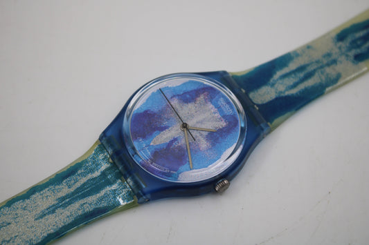 1991 Vintage Gents Swatch 'Test' GZ118, in near MINT/UNUSED, original condition, working 100%