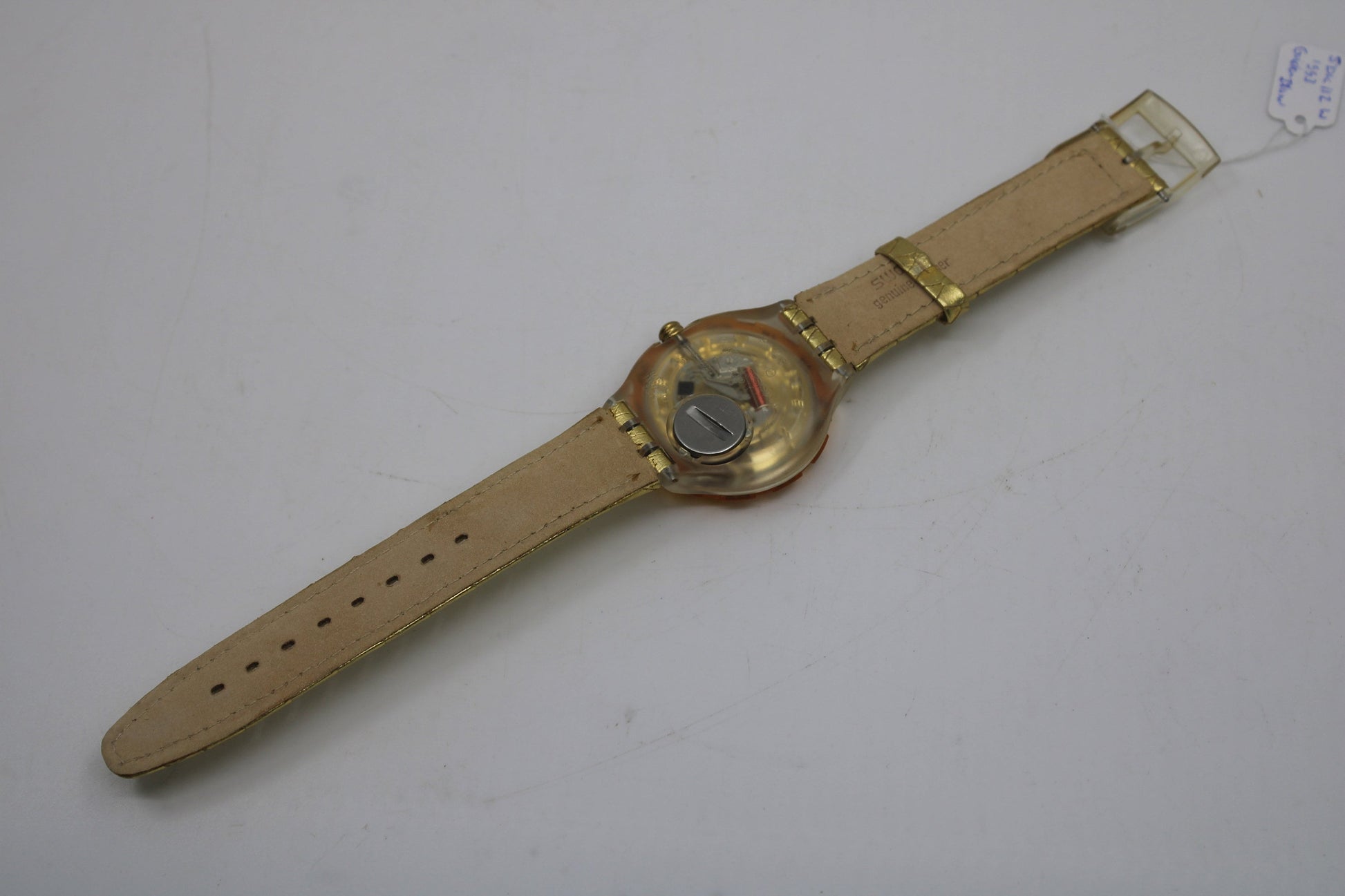 1993 Vintage Swatch Scuba SDK112 'Golden Island' NO box, UNWORN, New Old Stock condition, working 100%