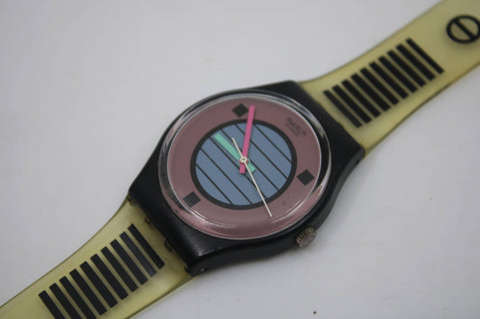 1988, Vintage Gents Swatch, 'Coconut Grove' GB120, Good, Used Condition, working 100%, nice, original strap