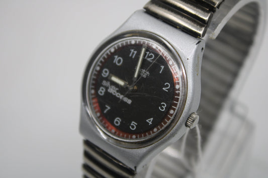1998 Vintage Gents Access Swatch, 'Ice Pic', SKK109, NO box, In Nice, USED Condition, 100% working, Original Strap