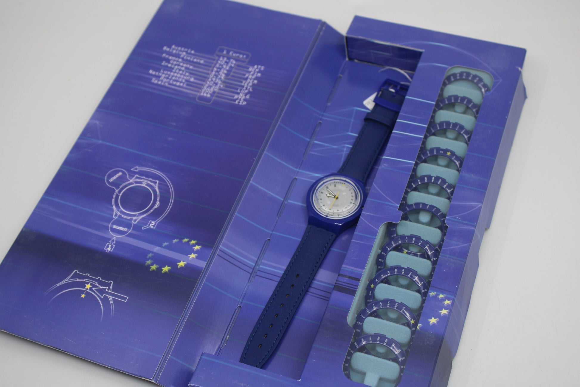 2000 Vintage Swatch Scuba 'Euroconverter' SDZ103, UNWORN, New Old Stock, working 100%, with the original strap