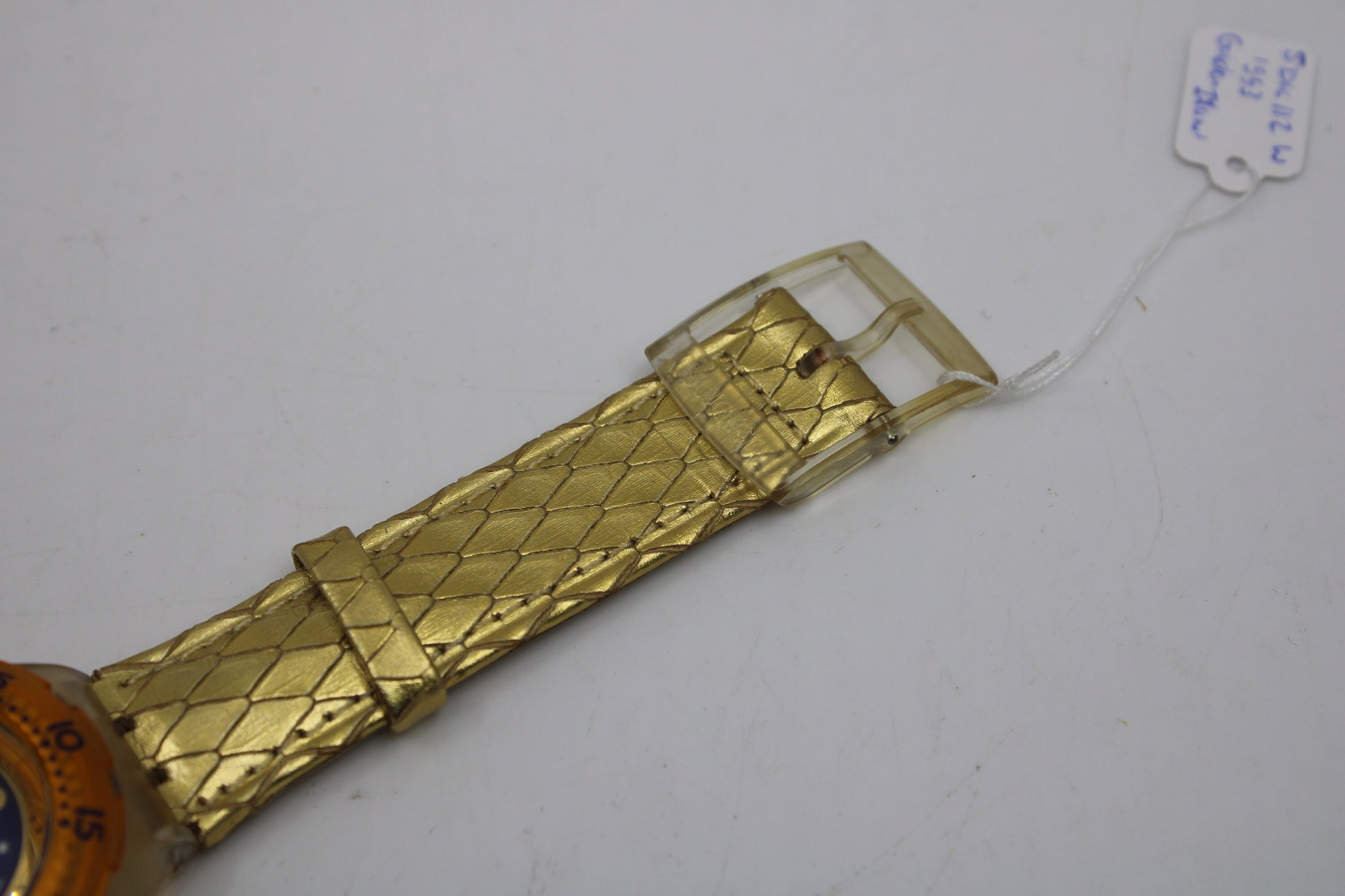 1993 Vintage Swatch Scuba SDK112 'Golden Island' NO box, UNWORN, New Old Stock condition, working 100%