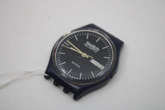 1983, FIRST YeaR Swatch, Gents, 'GN700', GT402, MUCH, Used Condition, 100% working, NO Crown