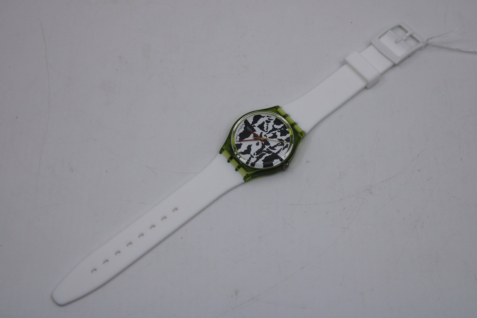1991 Vintage Gents Swatch 'Flaeck' GZ117, in UNUSED, New Old Stock, great condition, working 100%