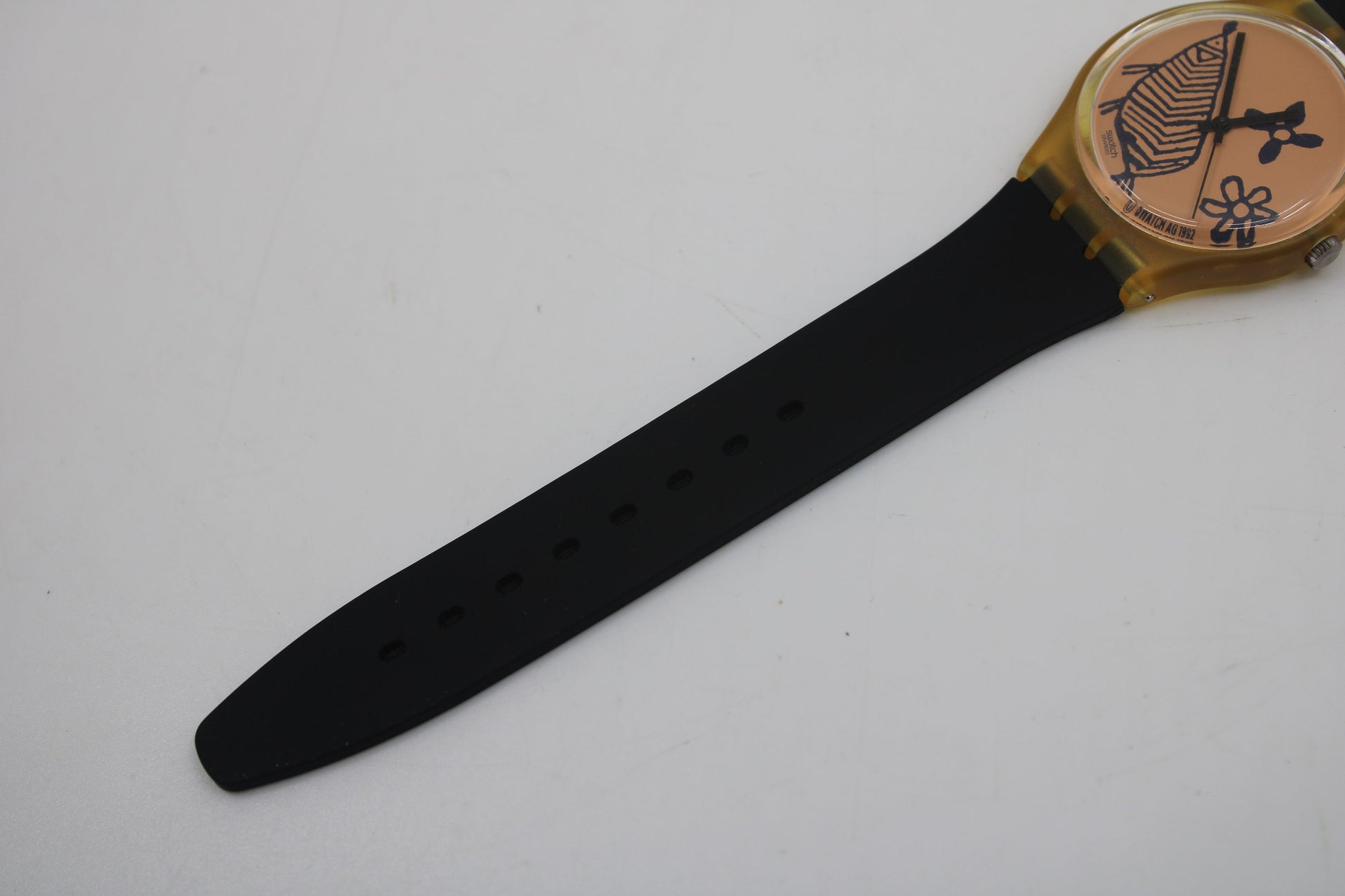 1993 Vintage Gents Swatch 'Sketch' GP106, New Old Stock, Unused Condition, working 100% with a NON-original brand new strap