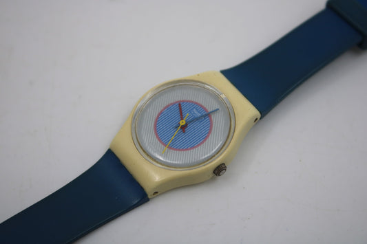 Swatch, Ladies, 1985, 'Ice Mint', LW105, nice, used condition