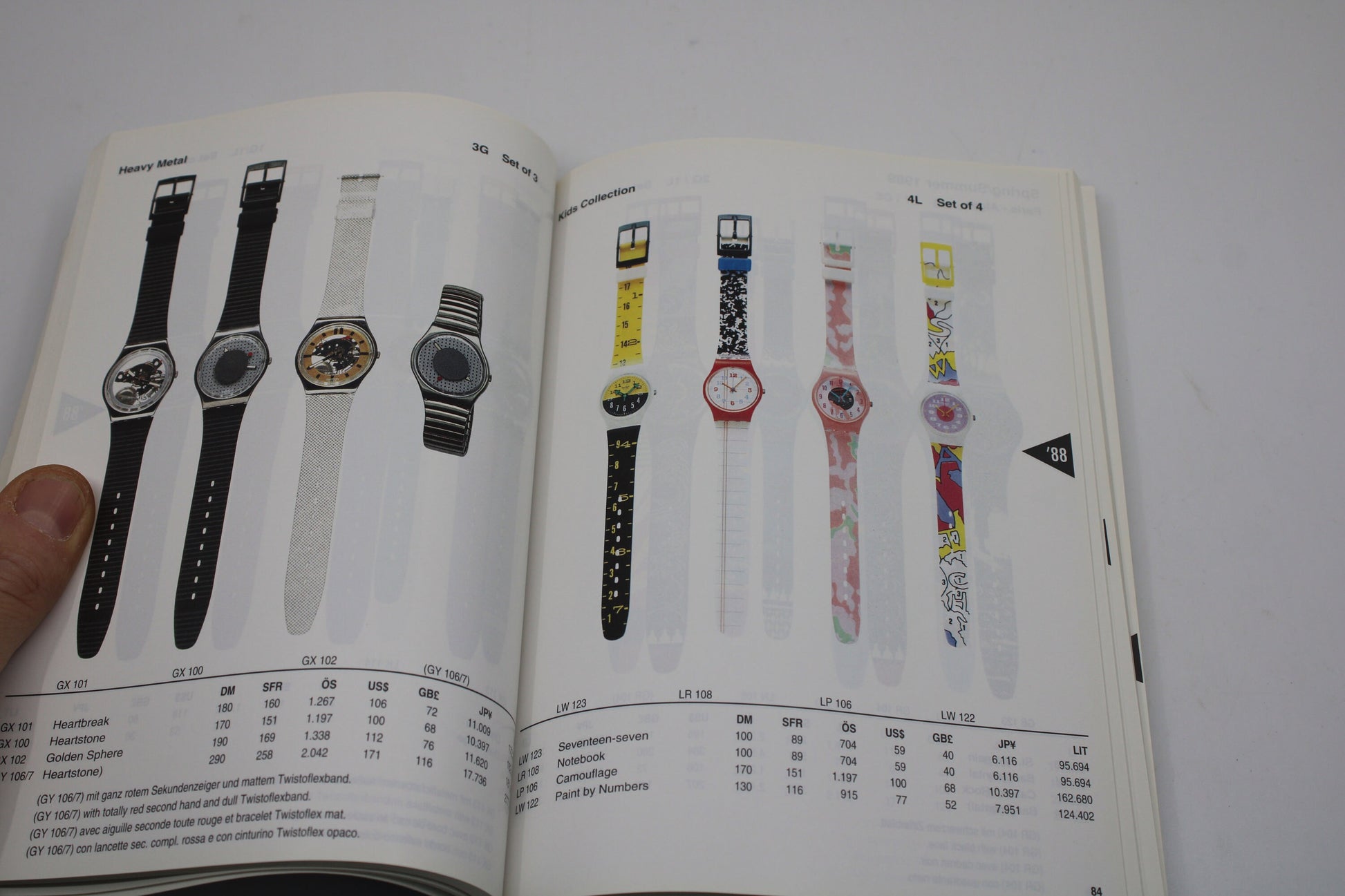 RARE Swatch Watch Collectors Guide - 1983 - 1993 - nice, USED Condition - German AND English language