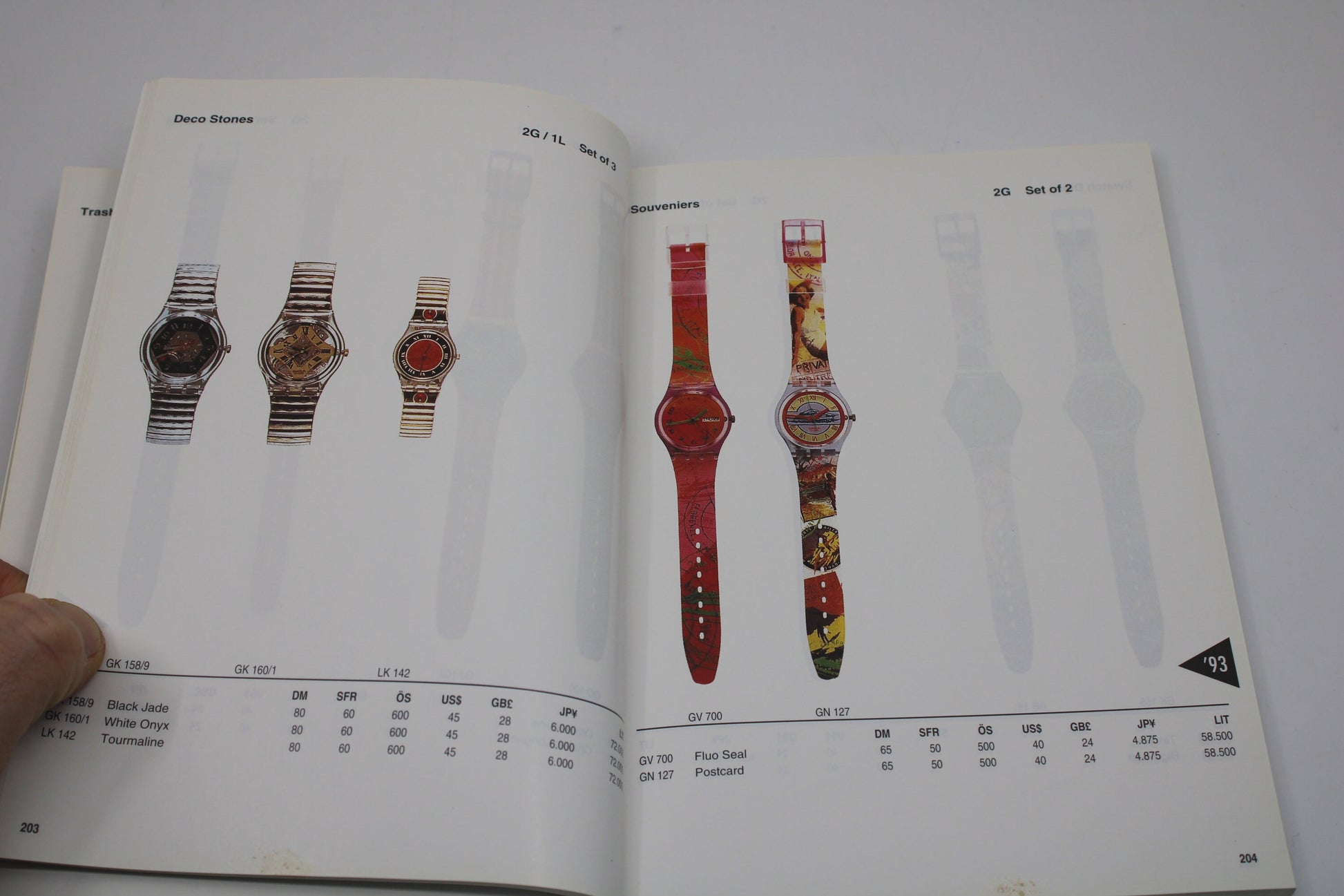 RARE Swatch Watch Collectors Guide - 1983 - 1993 - nice, USED Condition - German AND English language