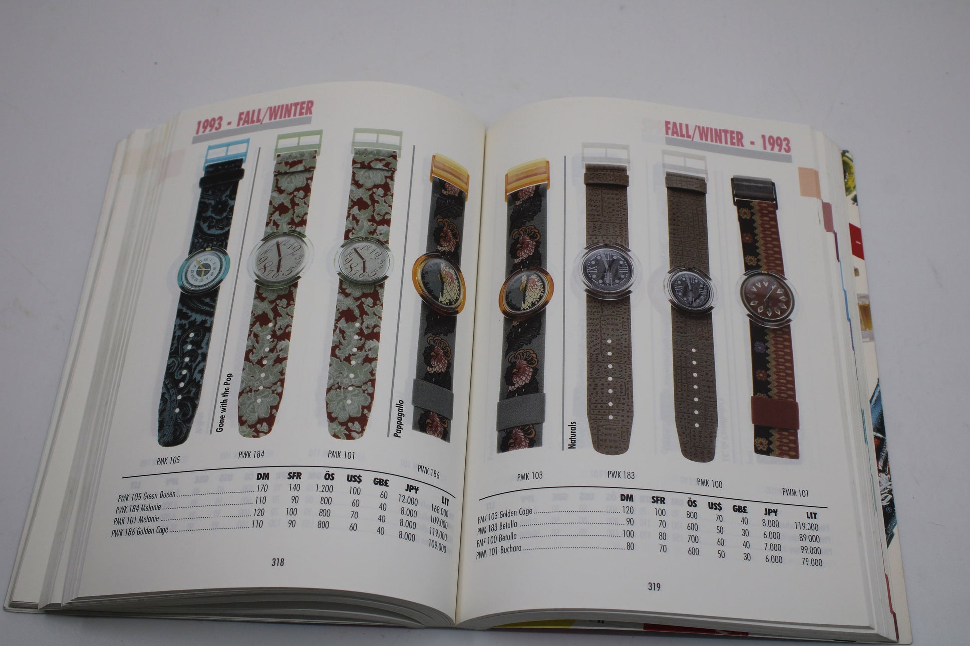 RARE Swatch Watch Collectors Guide - 1983 - 1998 - nice, USED Condition - German AND English language