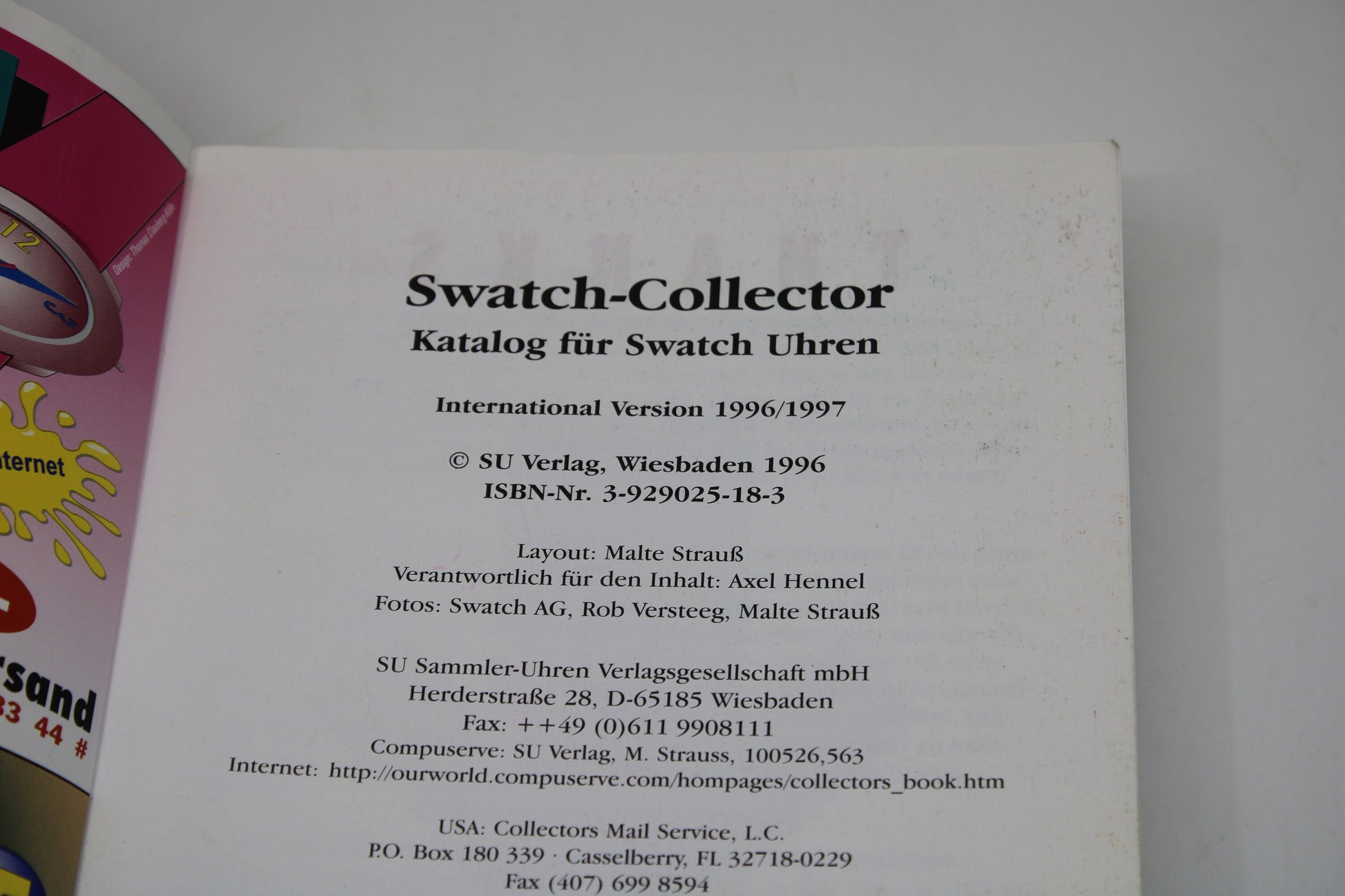 RARE Swatch Watch Collectors Guide - 1983 - 1997 - nice, USED Condition - German AND English language