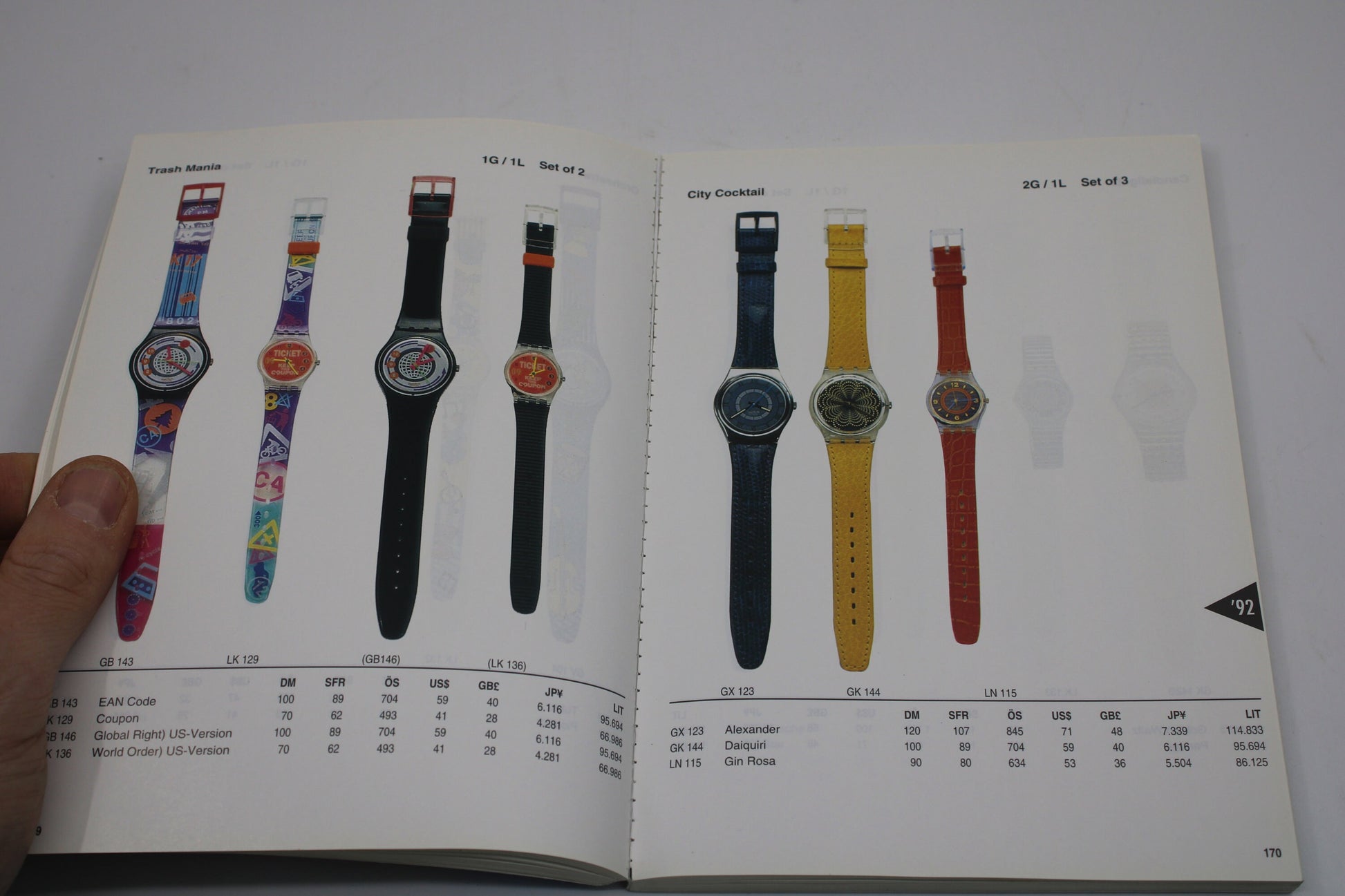 RARE Swatch Watch Collectors Guide - 1983 - 1993 - nice, USED Condition - German AND English language