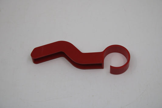Original and used Maxi Swatch pin for buckle, bright red