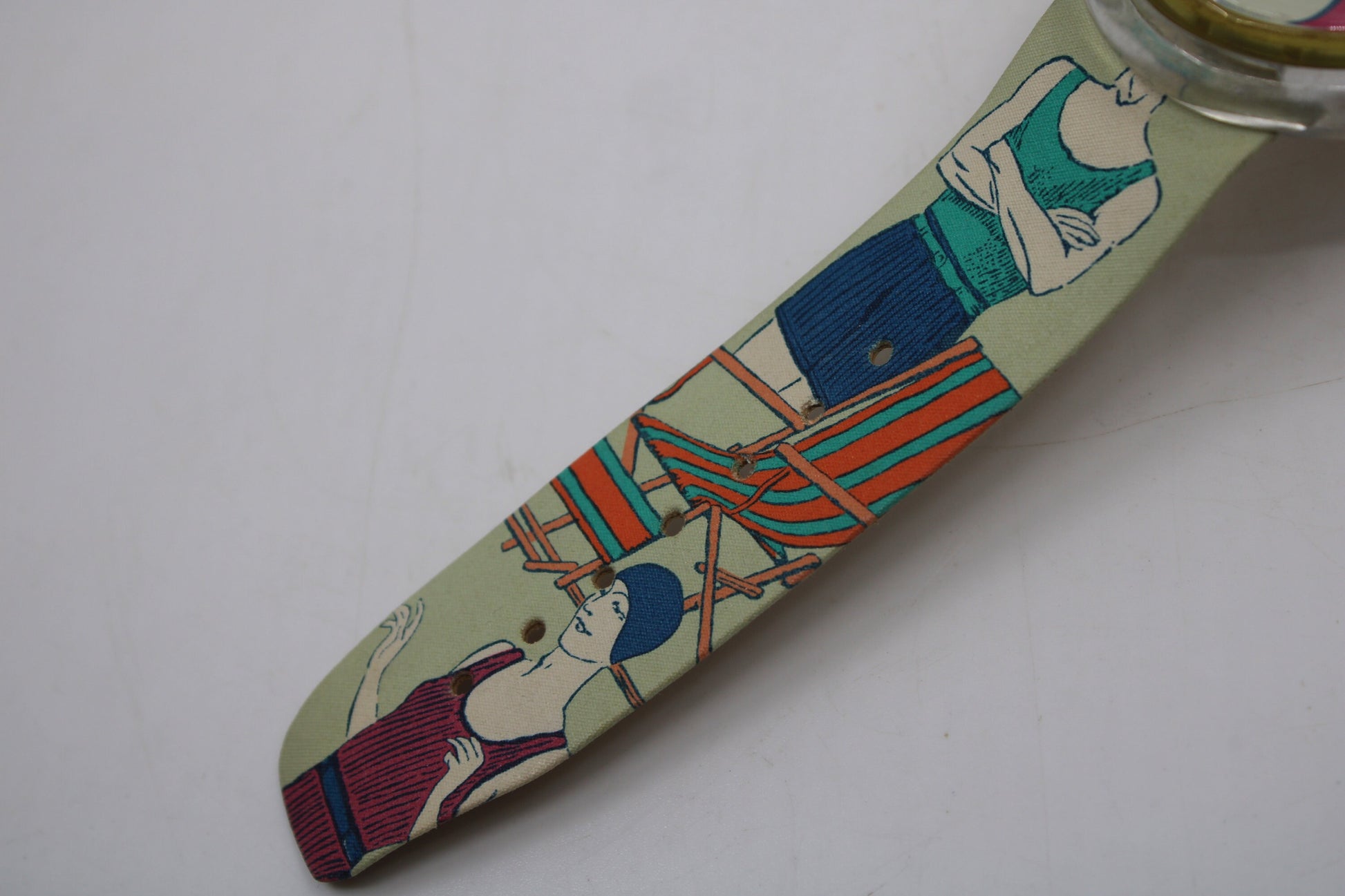 1993, Vintage PWK180 Pop Swatch, 'The Life Saver', NO box, Working 100%, BRANDNEW strap