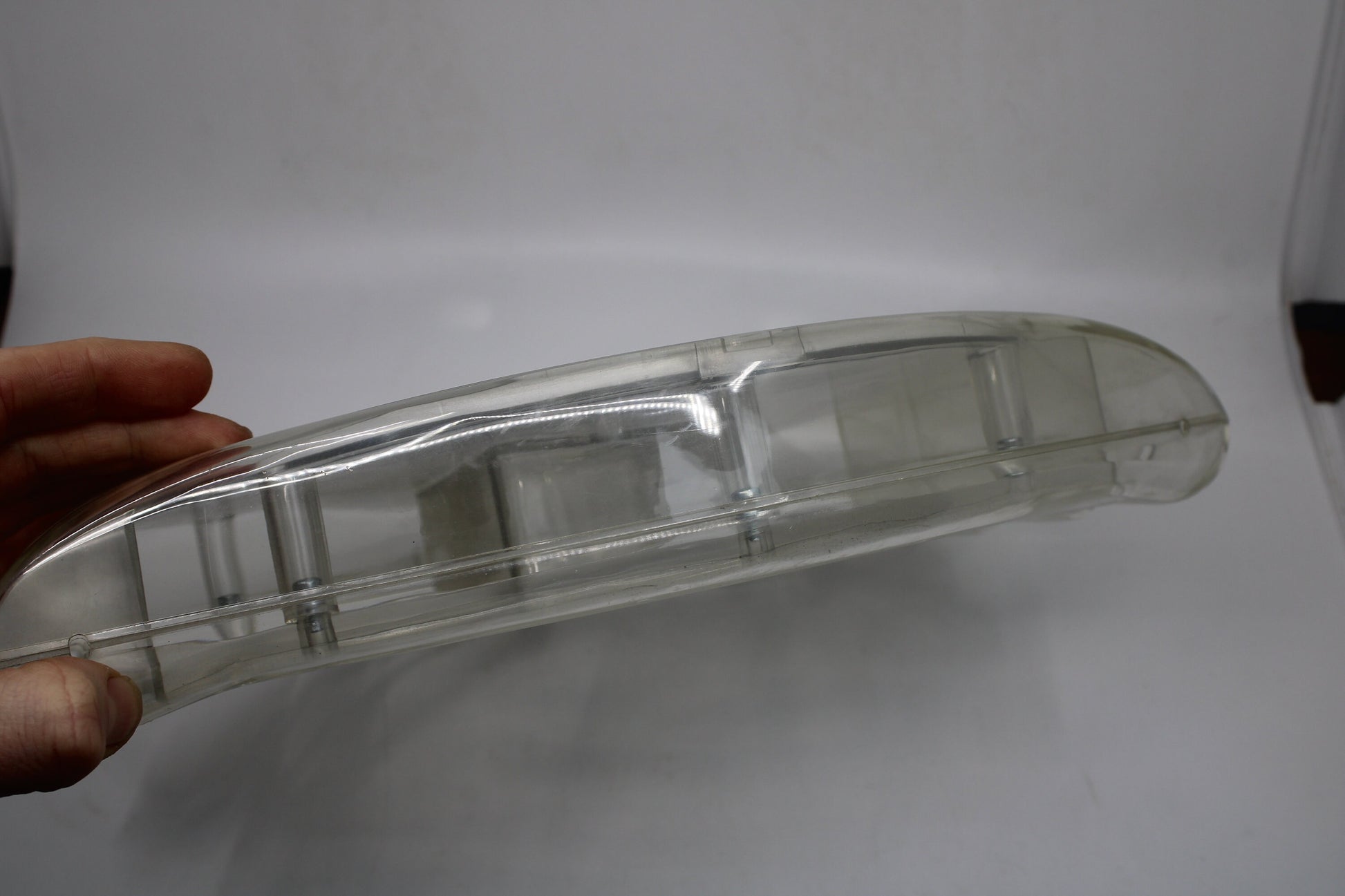 1985/1986 vintage and original Maxi Swatch Transparent Case, Minor Damage, Very Good Condition